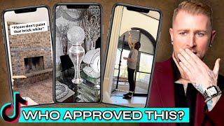 Interior Designer Reacts to WORST TikTok DIY’s (These People Need to STOP!)