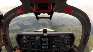 Test Flight Grob G120TP Turboprop (GoPro Hero)