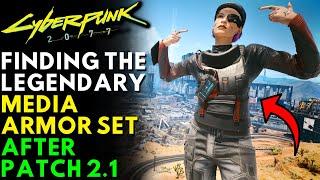 Cyberpunk 2077 - How To Get Legendary Media Armor Set | Update 2.1 (Locations & Guide)