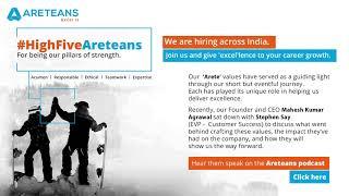 The Areteans Podcast- Founder and CEO, Mahesh Kumar Agrawal, and Stephen Say, EVP - Customer Success