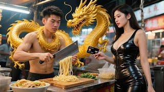 街頭面攤小夥竟是廚神轉世，一碗麵條征服富豪老頭卻無心千金萬銀，只想拿回廚神的四大神器，報仇雪恨！【FULL】#狂刀爽劇 #短劇 #爽文#爽劇#美女總裁#逆襲