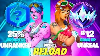 I Tried Hitting UNREAL In Fortnite Reload Ranked in 1 DAY..