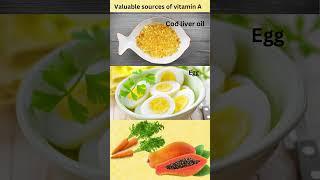 Vitamin A/need & sources of vitamin A #vitamin