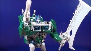 TRANSFORMERS PRIME BEAST HUNTERS BEAST TRACKER OPTIMUS PRIME ACTION FIGURE TOY REVIEW