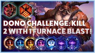 Dono Challenge: Kill 2 With 1 Furnace Blast!