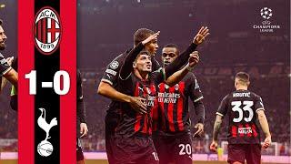 𝑫𝒊́𝒂𝒛 wins the first leg | AC Milan 1-0 Tottenham | Champions League Highlights