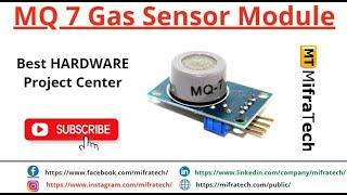 MQ 7 Gas Sensor Module - Mifratech#bestIRsensor#bestembeddedprojects#bestprojectcenter#bestmlproject