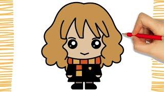 How to Draw HERMIONE I HARRY POTTER I EASY