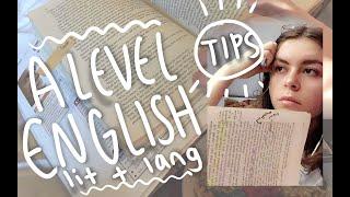 A LEVEL TOP TIPS for English (Language and Literature Combined)