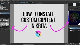 Installing Krita Brushes & Custom Content - Tutorial