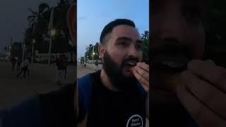 Travelwithchris Tries 10 Rupees Samosa on Juhu Beach  Mumbai, India 