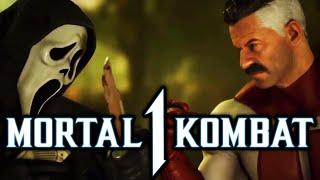 MK1 *GHOSTFACE* INTRO DIALOGUE WITH OMNI-MAN!! (1080p 60 FPS) MORTAL KOMBAT 1