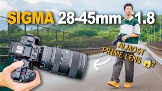 The MONSTER Zoom Lens Is Right Here, Literally!! | SIGMA 28-45mm F1.8 Art Review