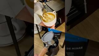 Full routine - Espresso, Vaporização e Latte Art - Philco 15 bar #latteart #barista #cafeteira #pov
