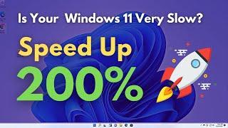 Speed Up Your Windows 11 & Make 4GB RAM Laptop Faster Quickly  (10 Best Settings)