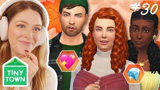 The Sims 4 Automated A LOVE TRIANGLE? | Tiny Town Pink #30