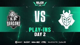 Black Dragons vs. G2 Esports // Montreal Major - Phase 1 // Day 2