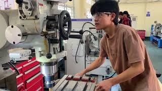 Making white board eraser from metal