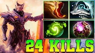 24 Kills Doom Dota 2 !! Doom Dota 2 Carry Offlane Pro Gameplay Guide Build 7.37