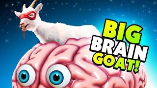 Super Goat Uses BIG BRAIN To Take Over The WORLD - Goat Simulator 3