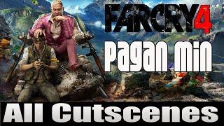 Far Cry 4 All Pagan Min Cutscenes / All Scenes with Pagan Min