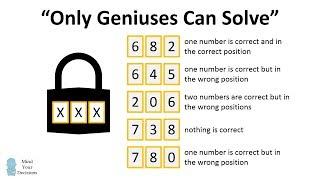 Can You Crack The Code? "Only Geniuses Can Solve"