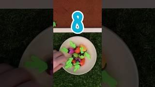 Count the Toy Vegetables!  #cocomelon #shorts