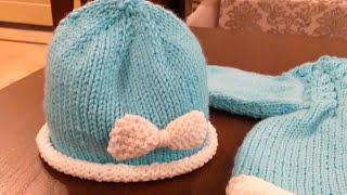 How to Knit Newborn Baby Cap step by step for beginner | Knitting Cap, Hat with Written Instructions