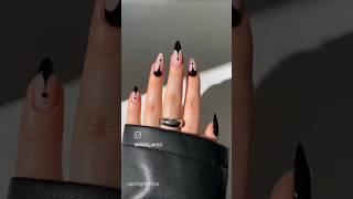 Easy black nailart  #nailart #nails #youtubeshorts #shorts #explore #trending #yt #easynailart