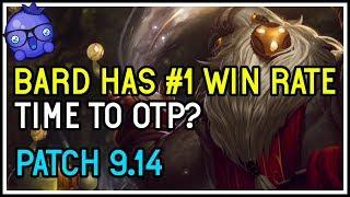 Bard has the highest win rate in 9.14 (Diamond MMR)