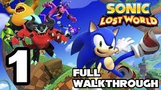 Sonic Lost World Walkthrough PART 1 (Windy Hill Zone 1-4) TRUE-HD QUALITY