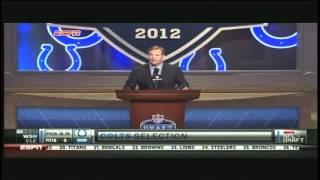 Andrew Luck Gets Drafted 2012