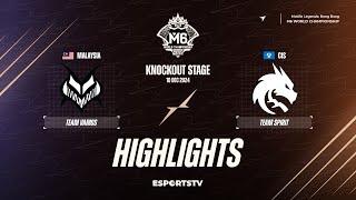 Team Vamos vs Team Spirit HIGHLIGHTS M6 World Championship | TS vs VMS ESPORTSTV