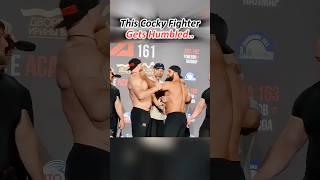 Cocky Fighter Finally tasted failure#mma