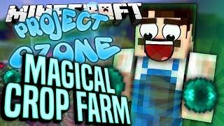 Minecraft - MAGICAL CROP FARM - Project Ozone #51