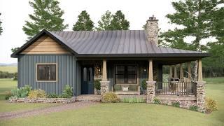 39'x39' (12x12m) Totally Fall In Love With This Cozy Cabin | it's ...... PERFECT!