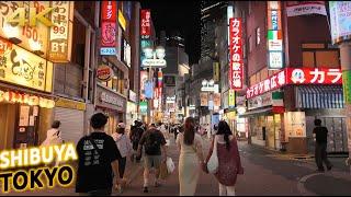 Shibuya night walk in Tokyo · Japan in 4K