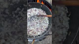 Cooking Onions #viralvideo #farmlifebestlife #youtubeshorts