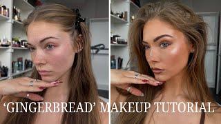 gingerbread makeup tutorial  **vlogmas day 13**