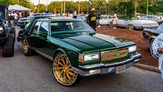 HANGING OUT IN (Mobile , Alabama) 4K HANGOUT BIG RIMS / AMAZING WHIPZ CANDY PAINT