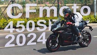 2024 CFmoto 450 SR TC review + acceleration