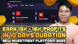 WINDOW INCOME - GET 13% - 16% DAILY IN 10 DAYS | FAST WITHDRAWAL + AUTOMATED INCOME | Full Review