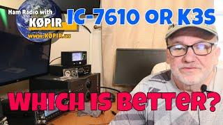 Elecraft K3s Vs Icom 7610: After RX Settings Who Has The Best Receiver?