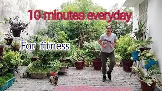 10 minutes standing workout everyday [shweta Tyagi yoga mom]#yogaeveryday #fitness #fitindia