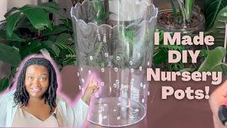 Repotting My MONSTERA THAI CONSTELLATION in PON | making DIY Nursery Pots