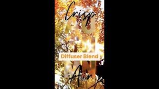 CRISP AUTUMN AIR essential oil diffuser blend #cleanhomefragrance