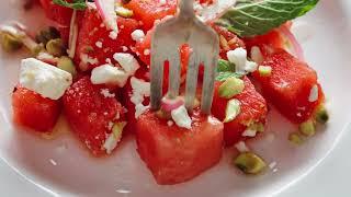 Watermelon Salad with Feta and Mint