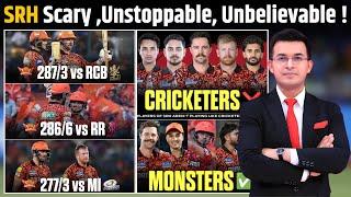 SRH vs RR : Hyderabad unleash absolute batting carnage to post a record-breaking total, !