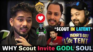 Scout Invite GODL SOUL  Savage Reply  Samay Invite Scout in Latent  Scout 1v3 