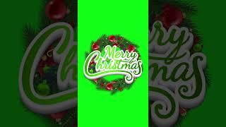 "Merry Christmas Festive Wreath"  #greenscreenvideo  #greenscreen #christmasdecor